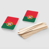 Portugiesische Flagge Fächer (Non-assembled)