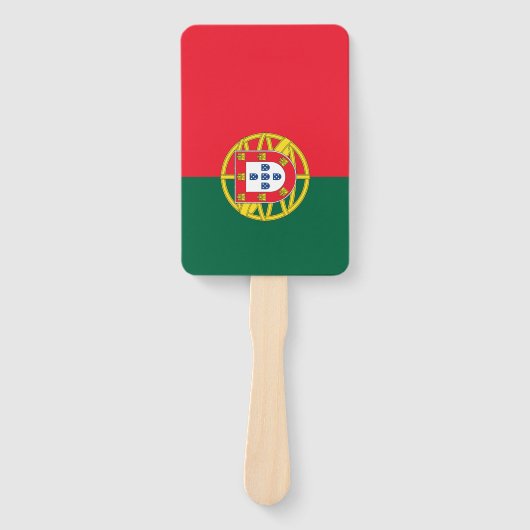 Portugiesische Flagge Fächer (Vorderseite)
