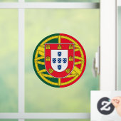 Portugiesische Flagge Fensteraufkleber (Zuhause)