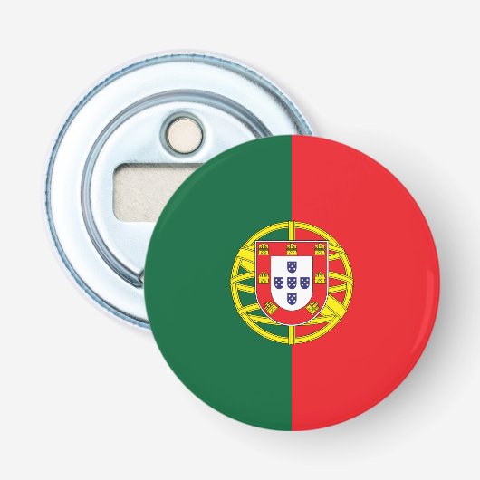 portugiesische Flagge Flaschenöffner (Vorderseite)