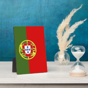 Portugiesische Flagge Fotoplatte