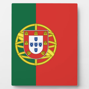 Portugiesische Flagge Fotoplatte