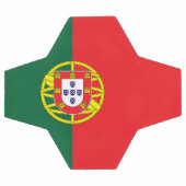 portugiesische Flagge Fußball (Flach)