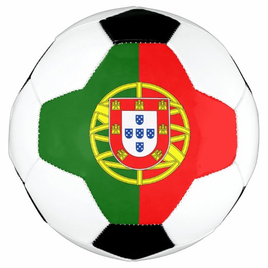 portugiesische Flagge Fußball (Vorderseite)