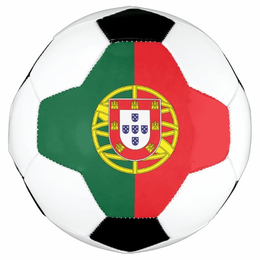 portugiesische Flagge Fußball (Vorderseite)