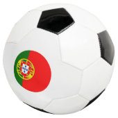 Portugiesische Flagge Fußball (Dreiviertel)