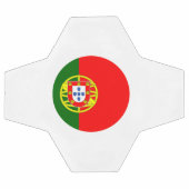 Portugiesische Flagge Fußball (Flach)