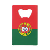 portugiesische Flagge Geldbeutel Flaschenöffner (Vorderseite)