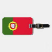 Portugiesische Flagge Gepäckanhänger (Vorderseite horizontal)