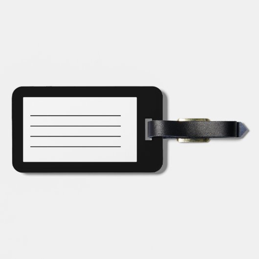 Portugiesische Flagge Gepäckanhänger (Rückseite horizontal)