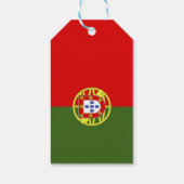 Portugiesische Flagge Geschenkanhänger (Rückseite)