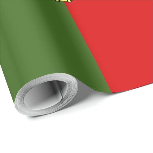 Portugiesische Flagge Geschenkpapier (Rolleneckpunkt)