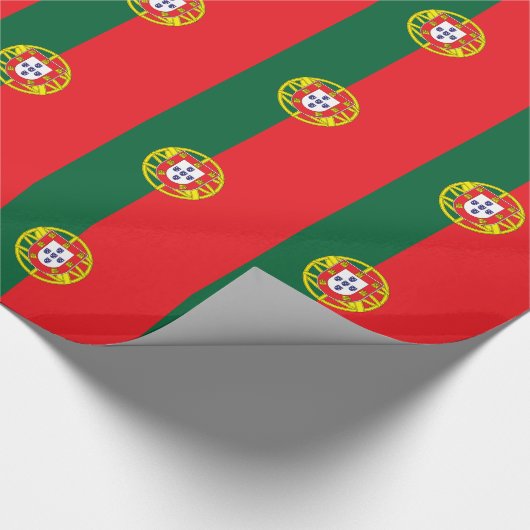 portugiesische Flagge Geschenkpapier (Ecke)