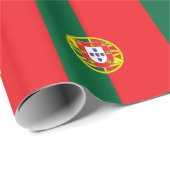 portugiesische Flagge Geschenkpapier (Rolleneckpunkt)