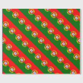 portugiesische Flagge Geschenkpapier (Flach)
