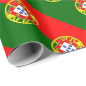 portugiesische Flagge Geschenkpapier (Rolleneckpunkt)