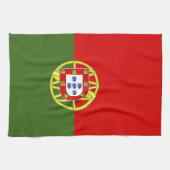 Portugiesische Flagge Geschirrtuch (Horizontal)