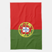 Portugiesische Flagge Geschirrtuch (Vertikal)