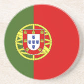 Portugiesische Flagge Getränkeuntersetzer (Vorne)