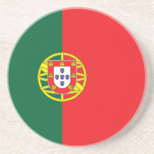 portugiesische Flagge Getränkeuntersetzer