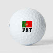 Portugiesische Flagge Golf Set | Stolz Portugals Golfball (Vorderseite)