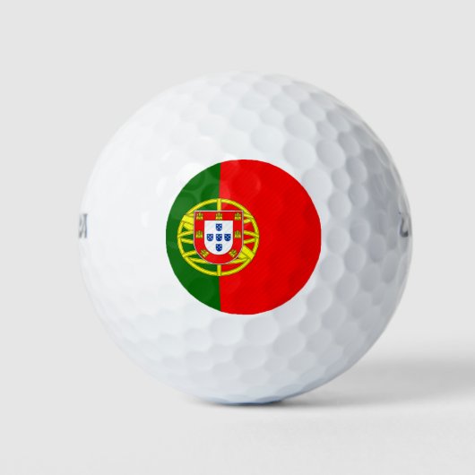 Portugiesische Flagge Golfball (Vorderseite)