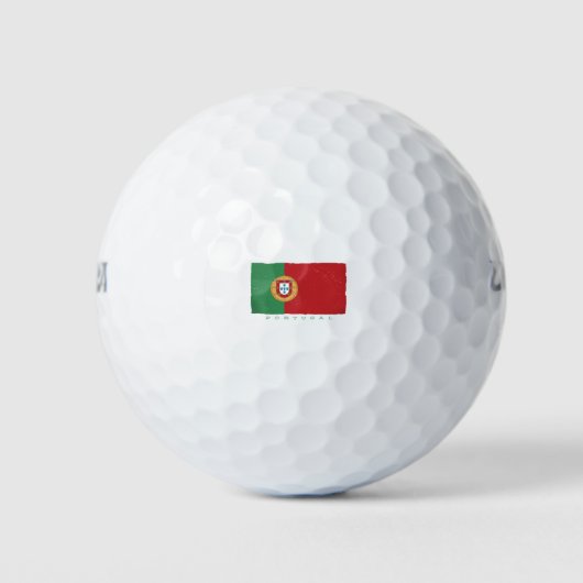 portugiesische Flagge Golfball (Vorderseite)