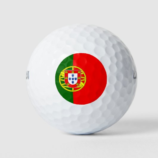 portugiesische Flagge Golfball (Vorderseite)