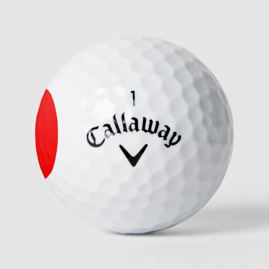 Portugiesische Flagge Golfball (Logo)