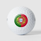 Portugiesische Flagge Golfball (Vorderseite)