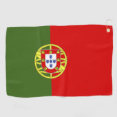 Portugiesische Flagge Golfhandtuch (Horizontal)