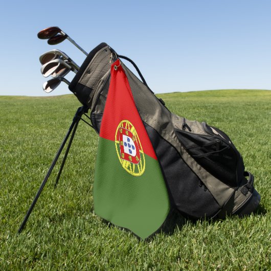 Portugiesische Flagge Golfhandtuch (Gras)