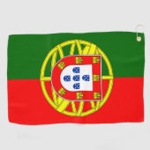 Portugiesische Flagge Golfhandtuch (Horizontal)