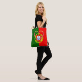Portugiesische Flagge & Herz - Portugal /Sportfans Tasche (Am Model)