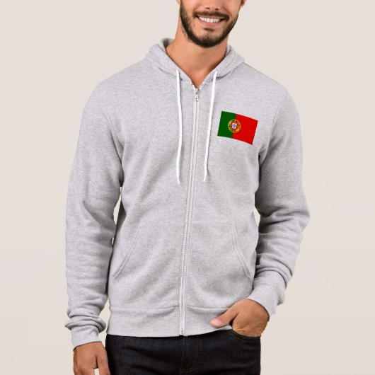 portugiesische Flagge Hoodie (Vorderseite)