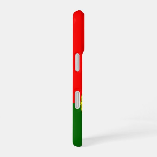 portugiesische Flagge iPhone 16 Hülle (Rechte Seite)