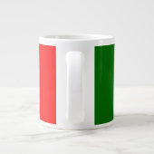 portugiesische Flagge Jumbo-Tasse (Rückseite)