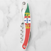 Portugiesische Flagge Kellnermesser (Vorderseite)