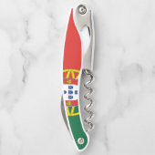 Portugiesische Flagge Kellnermesser (Rückseite)