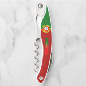 Portugiesische Flagge Kellnermesser (Vorderseite)