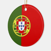 Portugiesische Flagge Keramik Ornament (Links)