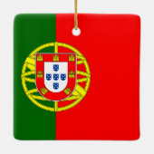 Portugiesische Flagge Keramikornament (Rückseite)