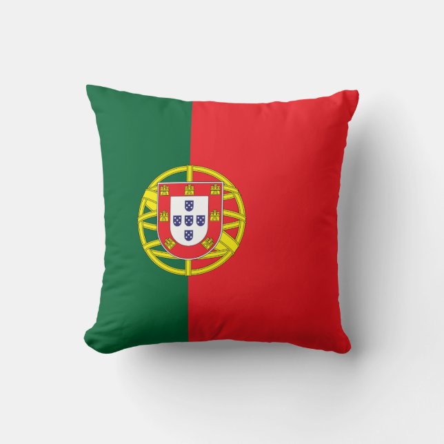 portugiesische Flagge Kissen (Vorderseite)
