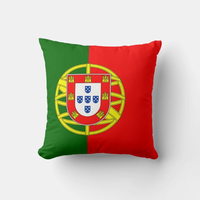 Portugiesische Flagge Kissen (Vorderseite)