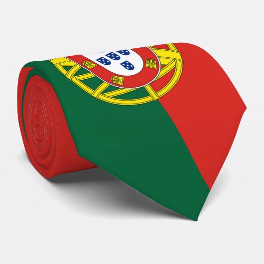 Portugiesische Flagge Krawatte (Gerollt)