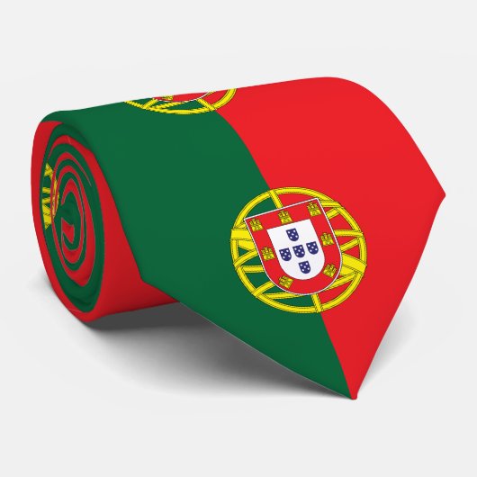 portugiesische Flagge Krawatte (Gerollt)