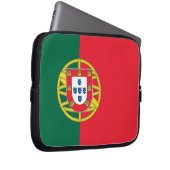 Portugiesische Flagge - Laptop-Sieb Laptopschutzhülle (Vorne Rechts)