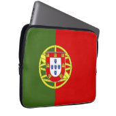 Portugiesische Flagge Laptopschutzhülle (Vorne Rechts)