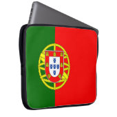 portugiesische Flagge Laptopschutzhülle (Vorne Rechts)