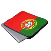 portugiesische Flagge Laptopschutzhülle (Vorne Knopf)